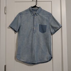 Life After Denim Short Sleeve Button Up Shirt S